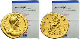 Roman Imperial, Hadrian, Aureus
