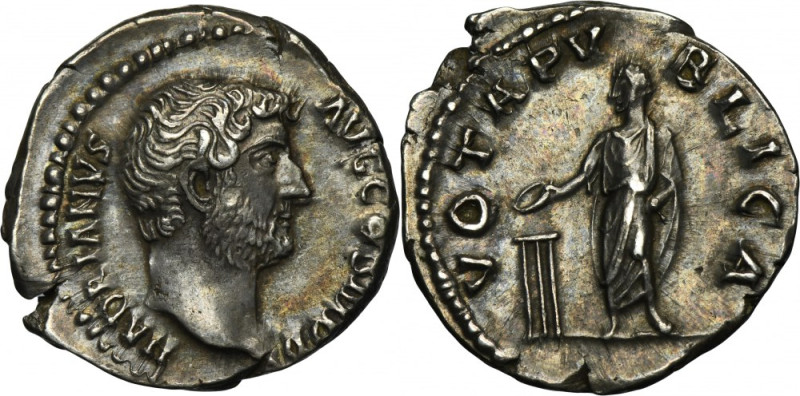 Roman Imperial, Hadrian, Denarius Roman Imperial Hadrian (117-138), Denarius 137...
