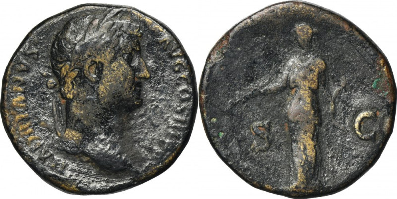 Roman Imperial, Hadrian, Sestertius Roman Imperial Hadrian (117-138), Sestertius...