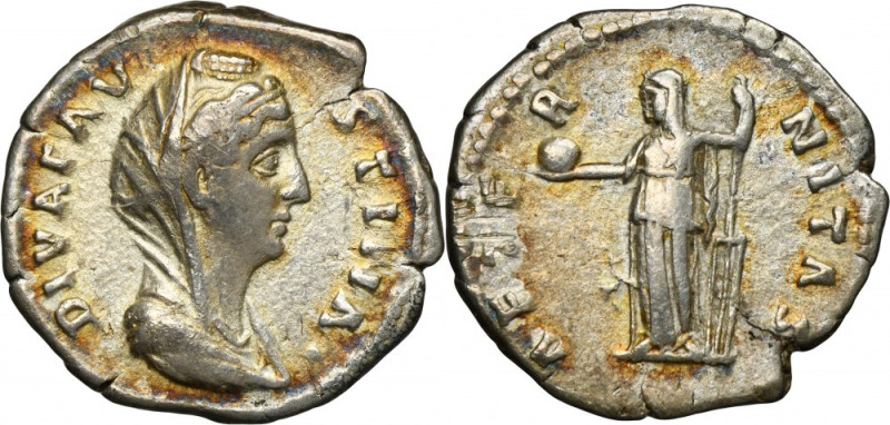Roman Imperial, Faustina I, Posthumous Denarius Roman Imperial
 Faustina I (138...