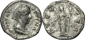 Roman Imperial, Faustina I, Posthumous Denarius