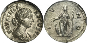 Roman Imperial, Faustina II Junior, Denarius