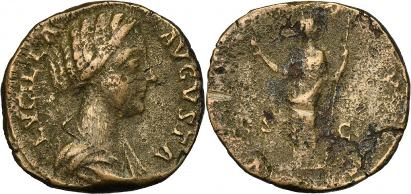 Roman Imperial, Lucilla, Sestertius Roman Imperial Lucilla (164-182, daughter of...