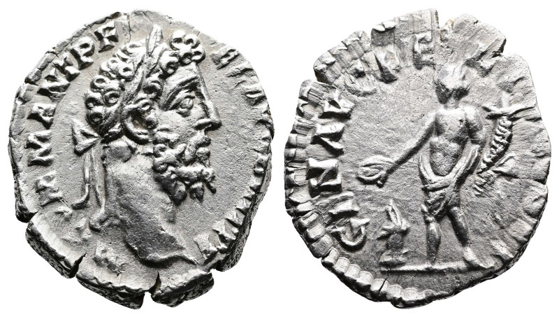 Commodus, 177-192. AR Denarius (16.2 mm, 2.34 g.), Rome mint, AD 190. M COMM ANT...