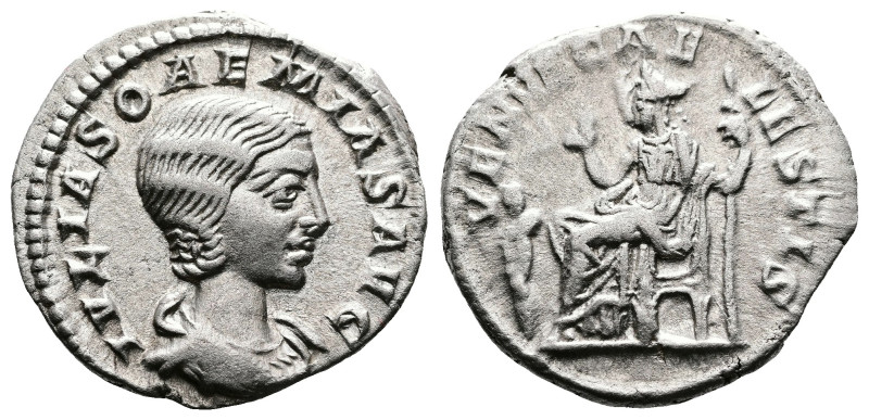 Julia Soemias (mother of Elagabalus), 218-222. AR Denarius (18.8 mm, 2.92 g.), R...
