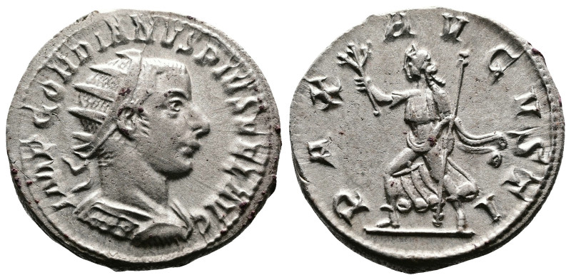Gordian III, 238-244. AR Antoninianus (21.8 mm, 4.77 g.), Antioch mint, 242-244 ...