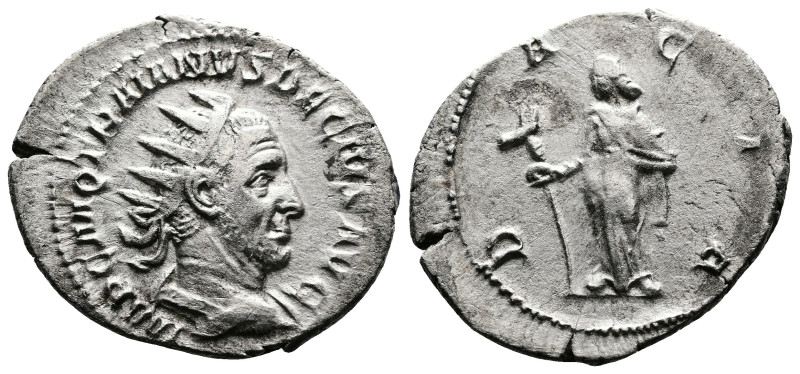 Trajan Decius, 249-251. AR Antoninianus (23.7 mm, 3.12 g), Rome, 1st officina. 3...