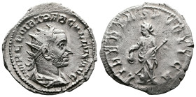 Trebonianus Gallus, 251-253. AR Antoninianus (23.2 mm, 3.31 g.), Rome mint, AD 252-3. IMP C C VIB TREB GALLVS AVG, radiate, draped and cuirassed bust ...