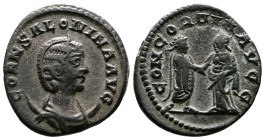 Salonina, 254-268. Billon Antoninianus (19.2 mm, 4.01 g.), Samosata mint, AD 256-258. CORN SALONINA AVG, diademed and draped bust of Salonina set to r...