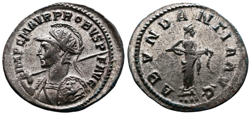 Probus, 276-282. Silvered Bronze Antoninianus (24.4 mm, 3.37 g.), Lugdunum mint,...