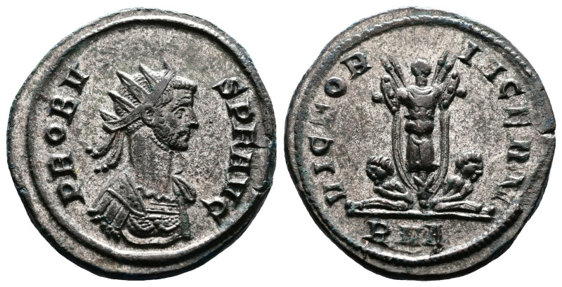 Probus, 276-282. Silvered Bronze Antoninianus (21.4 mm, 4.31 g.), Rome mint, 7th...