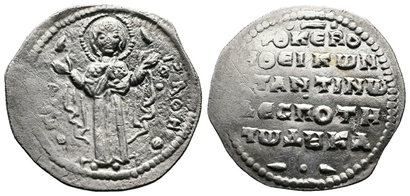 Constantine X, 1059 - 1067 AD. AR 2/3 Miliaresion. (21mm, 1,61 g.). Constantinop...