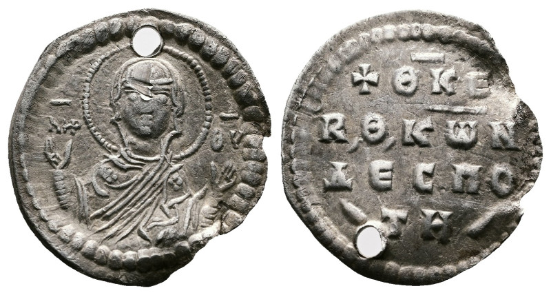 Constantine X Ducas, 1059-1067 AD. AR 1/3 Miliaresion (15 mm, 0.68 g.). Constant...