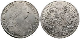 Maria Theresia, 1740-1780. AR Taler 1767 (41 mm, 28,00 g.), Wien (Vienna). M•THERESIA•D:G• - R•IMP•HU•BO•REG• Diademed and veiled bust of Maria Theres...