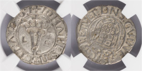 D.João II - Vintém
D.João II - Vintém, NGC AU Details OBV Cleaned, 1,61gr