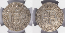 D.Manuel I - Tostão O-V
D.Manuel I - Tostão O-V, NGC MS62,Excelente Estado de Conservação, A.G:45.09, 9,53gr
