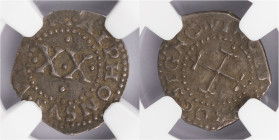 D.Afonso VI - Vintém, Cruz Cerceada
D.Afonso VI - Vintém, Cruz Cerceada, NGC AU 58, A.G:10.01, 0,78gr