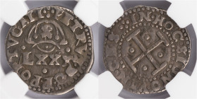 D.Pedro Príncipe Regente - Tostão
D.Pedro Príncipe Regente - Tostão, NGC XF40, A.G:24.01, 3,27gr