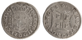 D.Pedro II - 6 Vinténs 1698 Porto
D.Pedro II - 6 Vinténs 1698 Porto, MBC-, A.G:52.04, 4,38gr