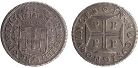 D.Pedro II - Cruzado (400 Réis) 1692 Porto
D.Pedro II - Cruzado (400 Réis) 1692 Porto, MBC, A.G:90.03, 16,98gr