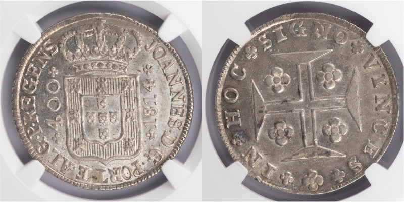 D.João Príncipe Regente - Cruzado (400 Réis) 1814
D.João Príncipe Regente - Cru...