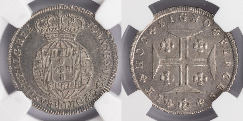 D.João VI - 6 Vinténs
D.João VI - 6 Vinténs, NGC MS62, Excelente Estado de Cons...