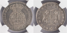 D.João VI - 6 Vinténs
D.João VI - 6 Vinténs, NGC MS62, Excelente Estado de Conservação, A.G:10.01, 42,90gr