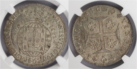 D.João VI - Cruzado (400 Réis) 1822, Coroa Baixa
D.João VI - Cruzado (400 Réis) 1822, Coroa Baixa, A.G: 12,05, NGC MS 63, Excelente Estado de Conserv...