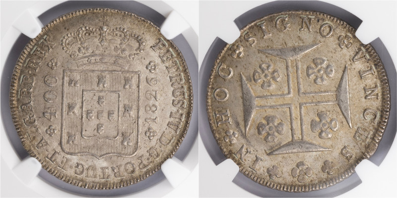 D.Pedro IV - Cruzado (400 Réis) 1826
D.Pedro IV - Cruzado (400 Réis) 1826, NGC ...