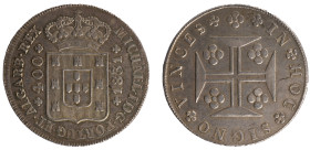 D.Miguel I - Cruzado (400 Réis) 1831
D.Miguel I - Cruzado (400 Réis) 1831, MBC+, A.G:12.04, 14,82gr