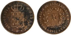 D.Maria II - X Réis 1838
D.Maria II - X Réis 1838, MBC, A.G:13.02, 12,59gr