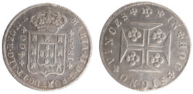 D.Maria II - Cruzado (400 Réis) 1835 
D.Maria II - Cruzado (400 Réis) 1835, MBC, A.G:16.03, 14,33gr