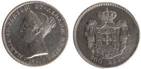 D.Maria - 500 Réis 1841
D.Maria - 500 Réis 1841, MBC-, A.G:39.04, 14,83gr