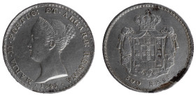 D.Maria II - 500 Réis 1847
D.Maria II - 500 Réis 1847, MBC, A.G:39.13, 14,78gr