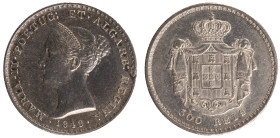 D.Maria II - 500 Réis 1848
D.Maria II - 500 Réis 1848, MBC, A.G:39.14, 14,76gr