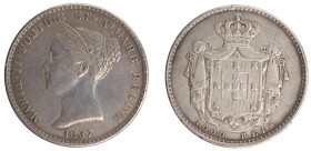 D.Maria II - 1000 Réis 1837
D.Maria II - 1000 Réis 1837, MBC, A.G:40.01, 29,55gr
