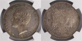 D.Manuel I - 1000 Réis 1910 Guerra Peninsular
D.Manuel I - 1000 Réis 1910 Guerra Peninsular, NGC MS64, Rara Neste Estado de Conservação, A.G:07.01...