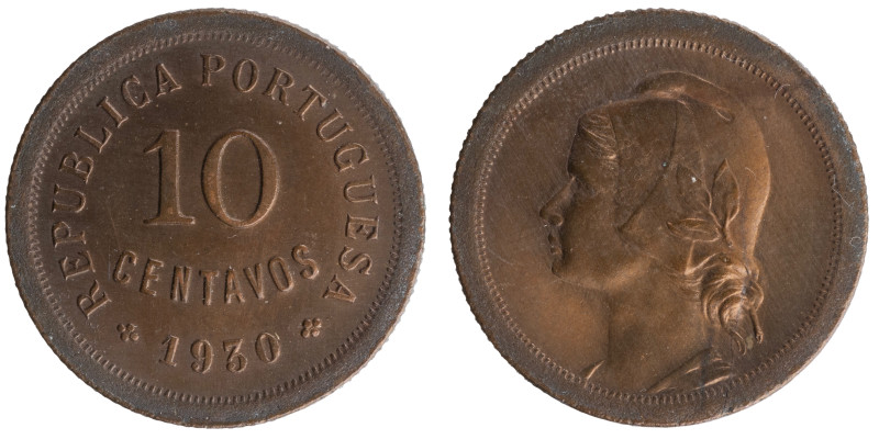 República Portuguesa - 10 Centavos 1930
República Portuguesa - 10 Centavos 1930...