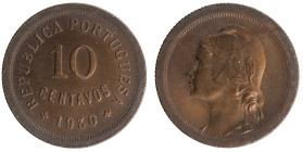 República Portuguesa - 10 Centavos 1930
República Portuguesa - 10 Centavos 1930, Bela, A.G:09.04, 4,00gr