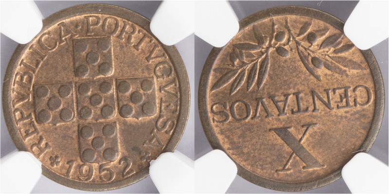 República Portuguesa - 10 Centavos 1952
República Portuguesa - 10 Centavos 1952...