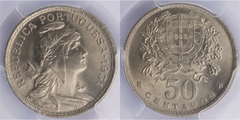República Portuguesa - 50 Centavos 1931
República Portuguesa - 50 Centavos 1931...