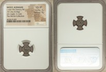 SICILY. Acragas. Ca. 450-440 BC. AR litra (11mm, 0.64 gm, 8h). NGC Choice VF 4/5 - 3/5. AK-RA, eagle standing left / Crab seen from above, IΛ (denomin...