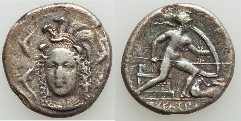 SICILY. Syracuse. Dionysus I (405-367 BC). AR drachm (18mm, 3.80 gm, 10h). NGC (...