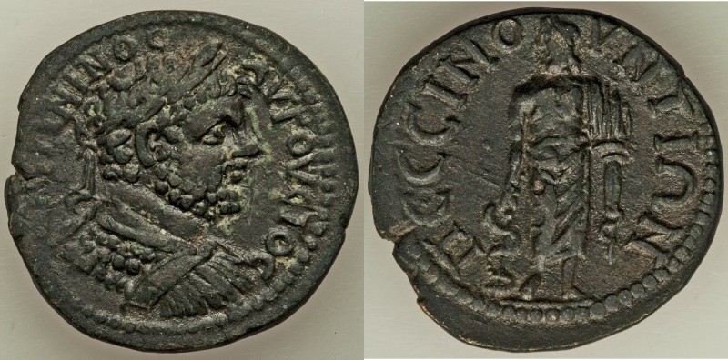 GALATIA. Pessinus. Caracalla (198-217 AD). AE (31mm, 17.56 gm, 7h). About XF. La...