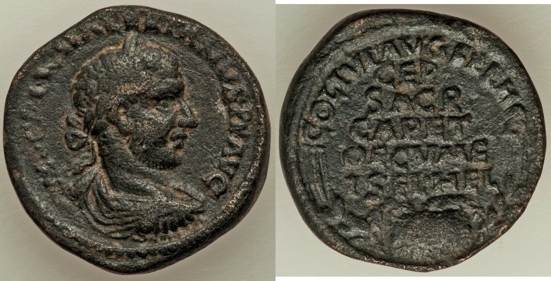 SYRIA. Coele-Syria. Heliopolis. Valerian I (AD 253-260). AE (25mm, 12.25 gm, 7h)...
