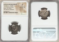 Gnaeus Pompey Junior (46-45 BC). AR denarius (20mm, 3.82 gm, 7h). NGC XF 4/5 - 5/5. Uncertain mint in Spain, summer 46 BC-spring 45 BC, M. Poblicius, ...