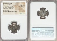 Galba (AD 68-69). AR denarius (18mm, 3.26 gm, 5h). NGC Fine 4/5 - 5/5. Rome, July AD 68-January AD 69. IMP SER GALBA CAESAR AVG P M, laureate head of ...