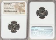 Vitellius (AD 69). AR denarius (19mm, 3.15 gm, 7h). NGC Choice VF 4/5 - 2/5. Rome, late April-20 December AD 69. A VITELLIVS GERMANICVS IMP, bare head...