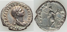 Julia Titi (ca. AD 79-90/1). AR denarius (20mm, 2.38 gm, 7h). NGC (photo-certificate) AU 5/5 - 3/5, brushed. Rome, AD 80-81. IVLIA AVGVSTA TITI AVGVST...