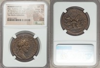 Marcus Aurelius, as Augustus (AD 161-180). AE sestertius (32mm, 27.36 gm, 6h). NGC VF 4/5 - 3/5. Rome, December AD 176-autumn AD 177. M ANTONINVS AVG ...